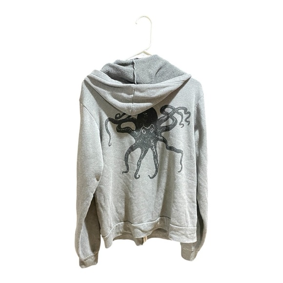 Bella Canvas Ultra Soft Zip up-Hoodie - Unisex Only Gray Zip-Up Sweater - Picture 2 of 4